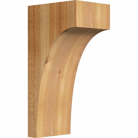 Ekena Millwork Huntington Rough Sawn Corbel, Western Red Cedar, 6"W x 8"D x 16"H COR06X08X16HUN00RWR